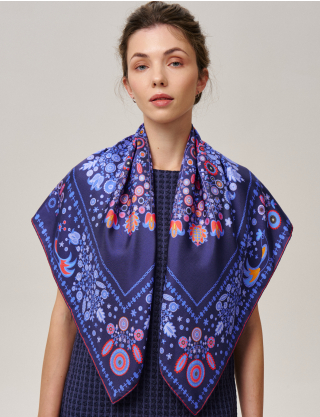 Картинка Шовкова хустина «Слобожанщина. Безкрає небо»